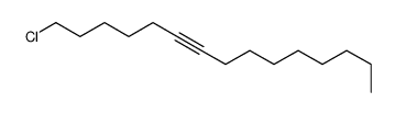 1-Chloro-6-pentadecyne Structure