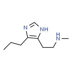 1H-Imidazole-4-ethanamine,N-methyl-5-propyl- (9CI) Structure