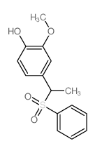 Phenol,2-methoxy-4-[1-(phenylsulfonyl)ethyl]- picture