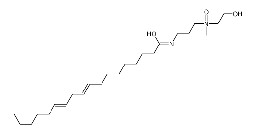 N-[3-[(2-Hydroxyethyl)methylamino]propyl]-9,12-octadecadienamide N-oxide结构式