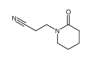 2-oxo-1-piperidinepropanenitrile Structure