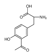 3-Acetyl-L-tyrosine Structure