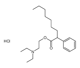 diethyl-[2-(2-phenylnonanoyloxy)ethyl]azanium,chloride Structure