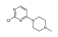 2-chloro-4-(4-methylpiperazin-1-yl)pyrimidine structure