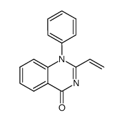 1-phenyl-2-vinyl-4(1H)-quinazolinone Structure