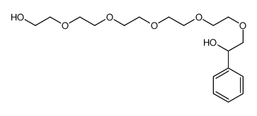 2-[2-[2-[2-[2-(2-hydroxyethoxy)ethoxy]ethoxy]ethoxy]ethoxy]-1-phenylethanol结构式