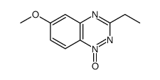 1,2,4-Benzotriazine,3-ethyl-6-methoxy-,1-oxide(9CI) structure