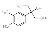Phenol,4-(1-ethyl-1-methylpropyl)-2-methyl-结构式
