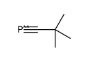 1-Phospha-1-butyne, 3,3-dimethyl- Structure