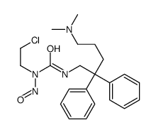 N-(2-Chloroethyl)-N'-(5-dimethylamino-2,2-diphenylpentyl)-N-nitrosourea Structure