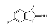 6-fluoro-3-methylbenzo[d]thiazol-2(3H)-imine结构式