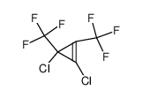 1,3-dichloro-2,3-bistrifluoromethylcyclopropene Structure