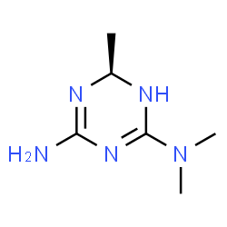 1,3,5-Triazine-2,4-diamine,1,6-dihydro-N,N,6-trimethyl-,(-)-(9CI) structure