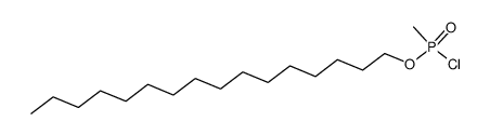 hexadecyl methylphosphonochloridate结构式