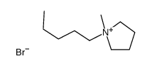 1-methyl-1-pentylpyrrolidin-1-ium,bromide结构式