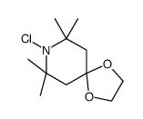 8-chloro-7,7,9,9-tetramethyl-1,4-dioxa-8-azaspiro[4.5]decane结构式