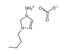 1-butyl-1,5-dihydro-1,2,4-triazol-1-ium-4-amine,nitrate结构式