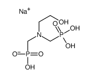 sodium trihydrogen [[(2-hydroxyethyl)imino]bis(methylene)]bisphosphonate Structure
