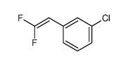 1-chloro-3-(2,2-difluoroethenyl)benzene结构式