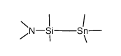 (Me2N)Me2SiCH2SnMe3结构式