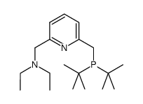 2-(二叔丁基膦甲基-6-二乙氨基甲基)吡啶结构式