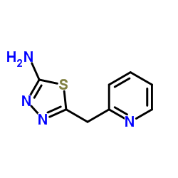 5-(2-Pyridinylmethyl)-1,3,4-thiadiazol-2-amine Structure
