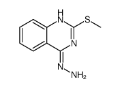 Quinazoline, 4-hydrazinyl-2-(methylthio) Structure
