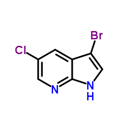 3-溴-5-氯-1H-吡咯并[2,3-b]吡啶图片