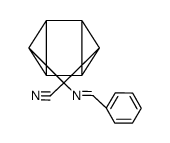 3-(Benzylidenamino)tetracyclo(3.2.0.02,7.04,6)heptan-3-carbonitril结构式
