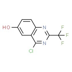 4-CHLORO-6-HYDROXY-2-TRIFLUOROMETHYL-QUINAZOLINE Structure