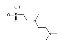 2-[2-(dimethylamino)ethyl-methylamino]ethanesulfonic acid结构式