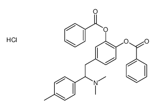 [2-benzoyloxy-4-[2-(dimethylamino)-2-(4-methylphenyl)ethyl]phenyl] benzoate,hydrochloride结构式