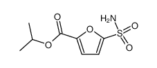 isopropyl 5-sulfamoylfuran-2-carboxylate结构式