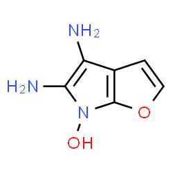 6H-Furo[2,3-b]pyrrole-4,5-diamine,6-hydroxy-结构式