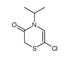 6-chloro-4-propan-2-yl-1,4-thiazin-3-one结构式