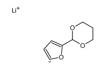 lithium,2-(2H-furan-2-id-5-yl)-1,3-dioxane Structure