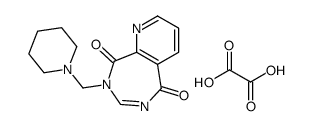 oxalic acid,8-(piperidin-1-ylmethyl)pyrido[2,3-e][1,3]diazepine-5,9-dione结构式