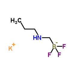 Potassium butyl-aminomethyltrifluoroborate Structure