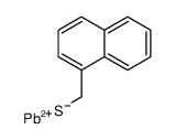 lead bis(1-naphthyl-methylthiolate)结构式
