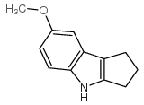 CYCLOPENT[B]INDOLE, 1,2,3,4-TETRAHYDRO-7-METHOXY- structure