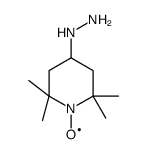 1-Oxyl-2,2,6,6-tetramethylpiperidino-4-hydrazine structure