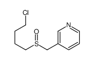 3-(4-chlorobutylsulfinylmethyl)pyridine结构式