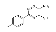 6-amino-3-(4-methylphenyl)-2H-1,2,4-triazine-5-thione结构式