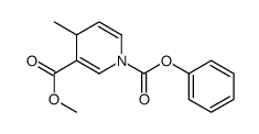 3-O-methyl 1-O-phenyl 4-methyl-4H-pyridine-1,3-dicarboxylate Structure