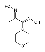 1-Morpholin-4-yl-propane-1,2-dione dioxime结构式