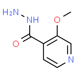 4-Pyridinecarboxylic acid, 3-Methoxy-, hydrazide Structure