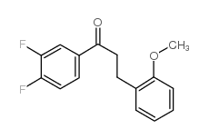 3',4'-DIFLUORO-3-(2-METHOXYPHENYL)PROPIOPHENONE picture