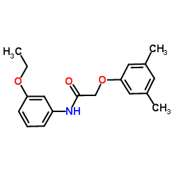 2-(3,5-Dimethylphenoxy)-N-(3-ethoxyphenyl)acetamide结构式