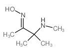 (2E)-3-methyl-3-(methylamino)butan-2-one oxime(SALTDATA: FREE) Structure