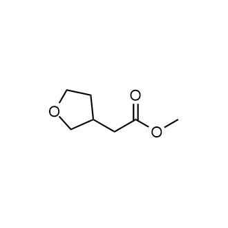 Methyl 2-(tetrahydrofuran-3-yl)acetate structure